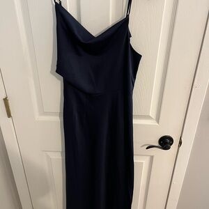 Elegant Navy Blue Women's Dress
